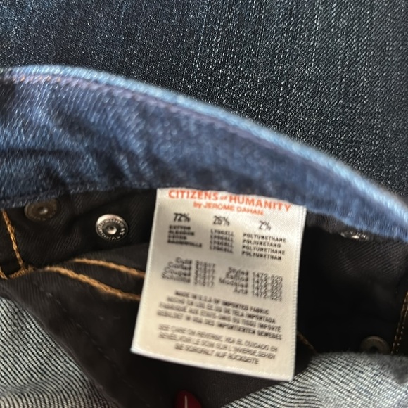 Citizens of Humanity Dark Blue Denim Bootcut Jeans - Picture 6 of 6